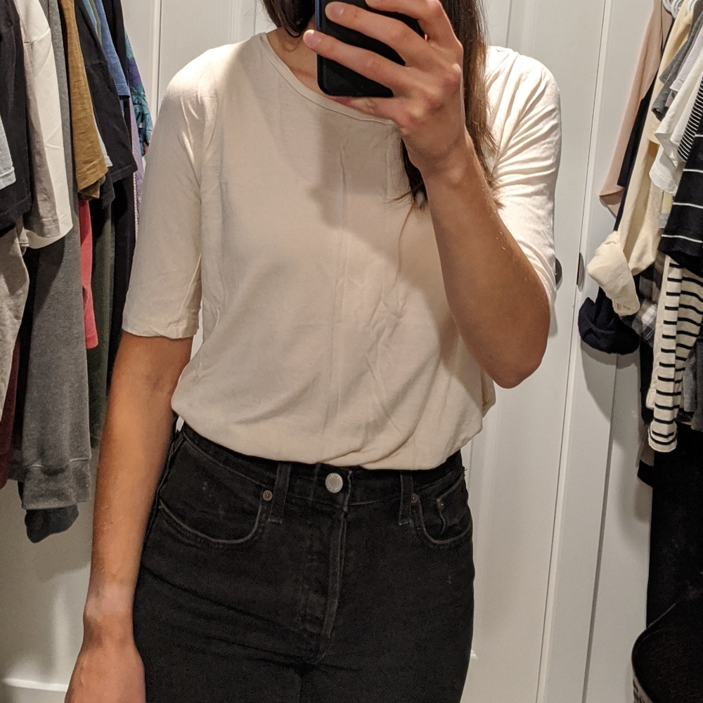 Aritzia Babaton crop, 3/4 sleeve